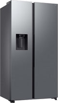 Samsung RS70F66KBTEF Side-by-Side, 178 cm, 634 l, App-Steuerung, Inverter, Edelstahl Look, AI Kühlschrank mit Gefrierfach, Abtauautomatik