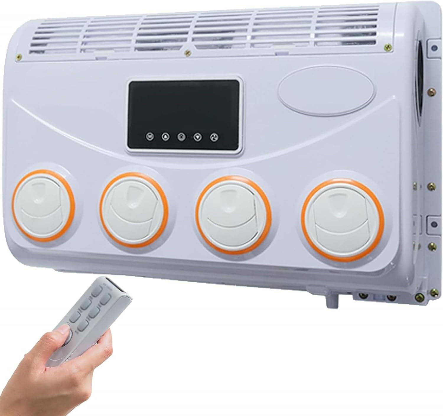 Elektrische Klimaanlage, Dach mit Fernbedienung, Inverter, 12V/24V kompatibel, nicht für eigenständige Kühlung