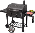 ACTIVA Holzkohlegrill Angulatus I Holzkohlegrill mit Deckel, verstellbar