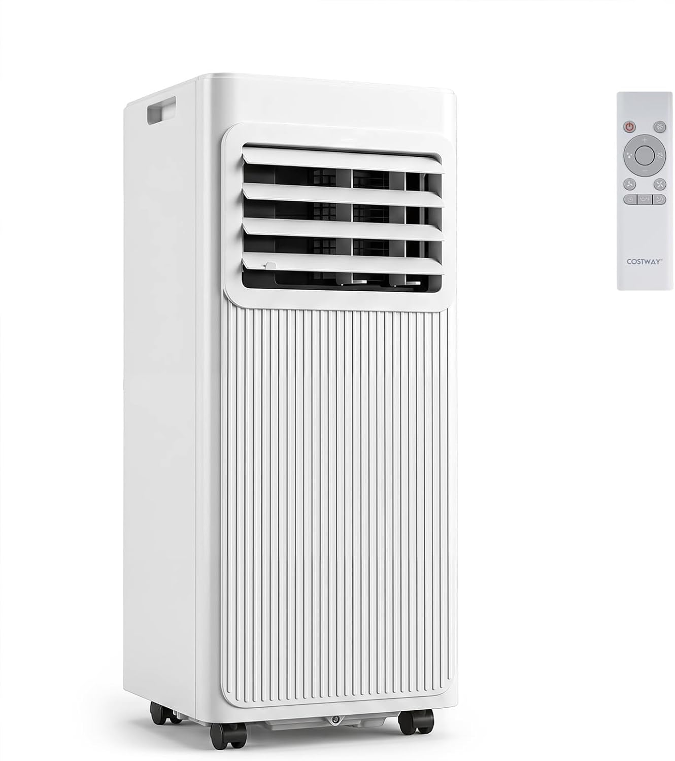 GYMAX Klimaanlage, 19 L, WiFi & App, 24h-Timer, Fernbedienung, App-Steuerung, Display, 3 in 1 Klimagerät mit Heizfunktion, 2 Geschwindigkeiten