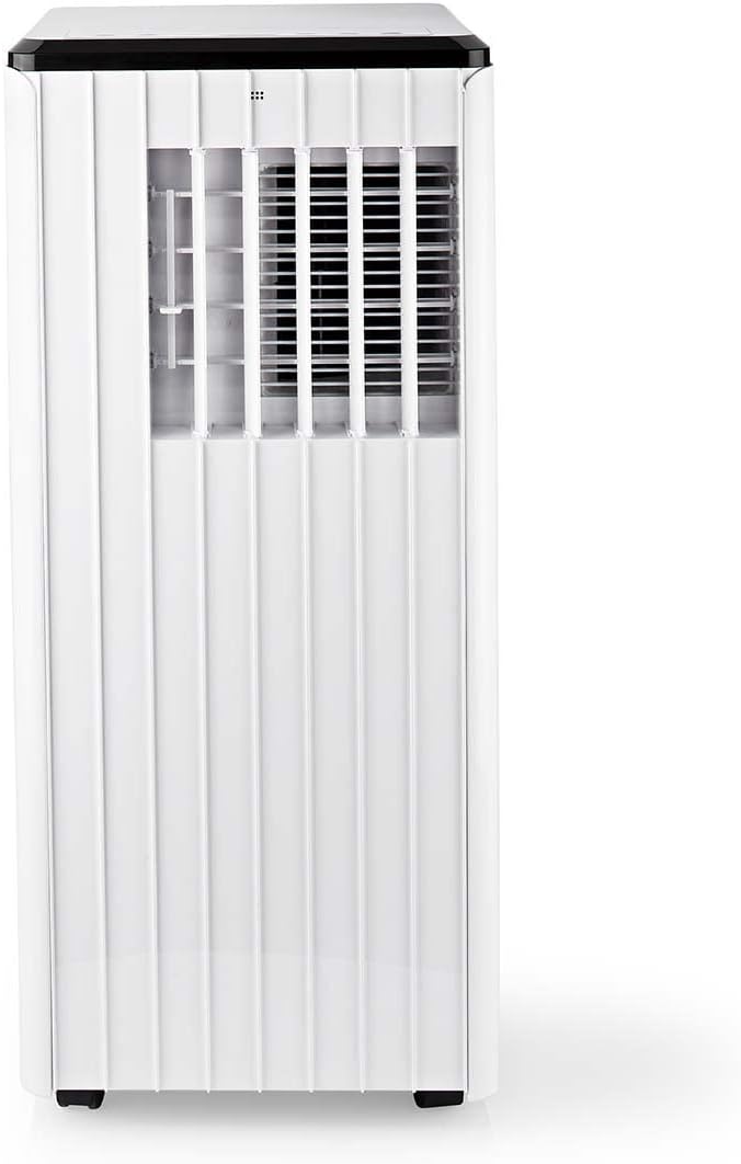 Nedis WIFIACMB3WT9 Klimaanlage, 9000 BTU, 65 dB, 9.000 BTU, WLAN, Fernbedienung, App-Steuerung, Timer, Display, 80 m³, Entfeuchtung, Entfeuchten