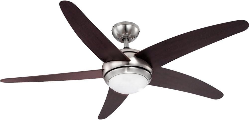 GLOBO Deckenventilator, 1x E14,132 cm, Fernbedienung, 3 Geschwindigkeiten