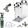 Bierkühler BieTal Bierzapfanlage 60 Liter 1-leitig KOMPLETTSET Tisch, CO2 2 Kg, 60 Liter, Tropfschale 478 mm)