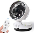 W&HH Faltbarer Raumluft-Umwälzventilator-Schwingtischventilator ferngesteuert für, Oszillation, Stauraum, verstellbar