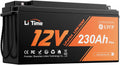 LiTime 12V 230Ah Plus Low-Temp-Schutz LiFePO4 Batterie Eingebautes 200A, 2560 W Lastleistung unterstützen, Max 2944Wh Energie