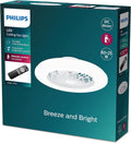PHILIPS Deckenventilator, 25 W+60 W, Durchmesser 58 cm, Fernbedienung