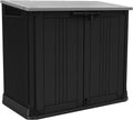 Keter Store it Out Nova Gartenschuppen aus Kunststoff Grill, Außenmaße: 132 × 71.5 × 113.5 cm, 880l Fassungsvermögen, wetterfest, wetterbeständig