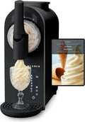 KLAMER Softeismaschine, Eismaschine, Eismaschine & Slush Maschine mit 7 Programmen: Softeis, Frappé uvm, 1,5L Fassungsvolumen Automatische Reinigung