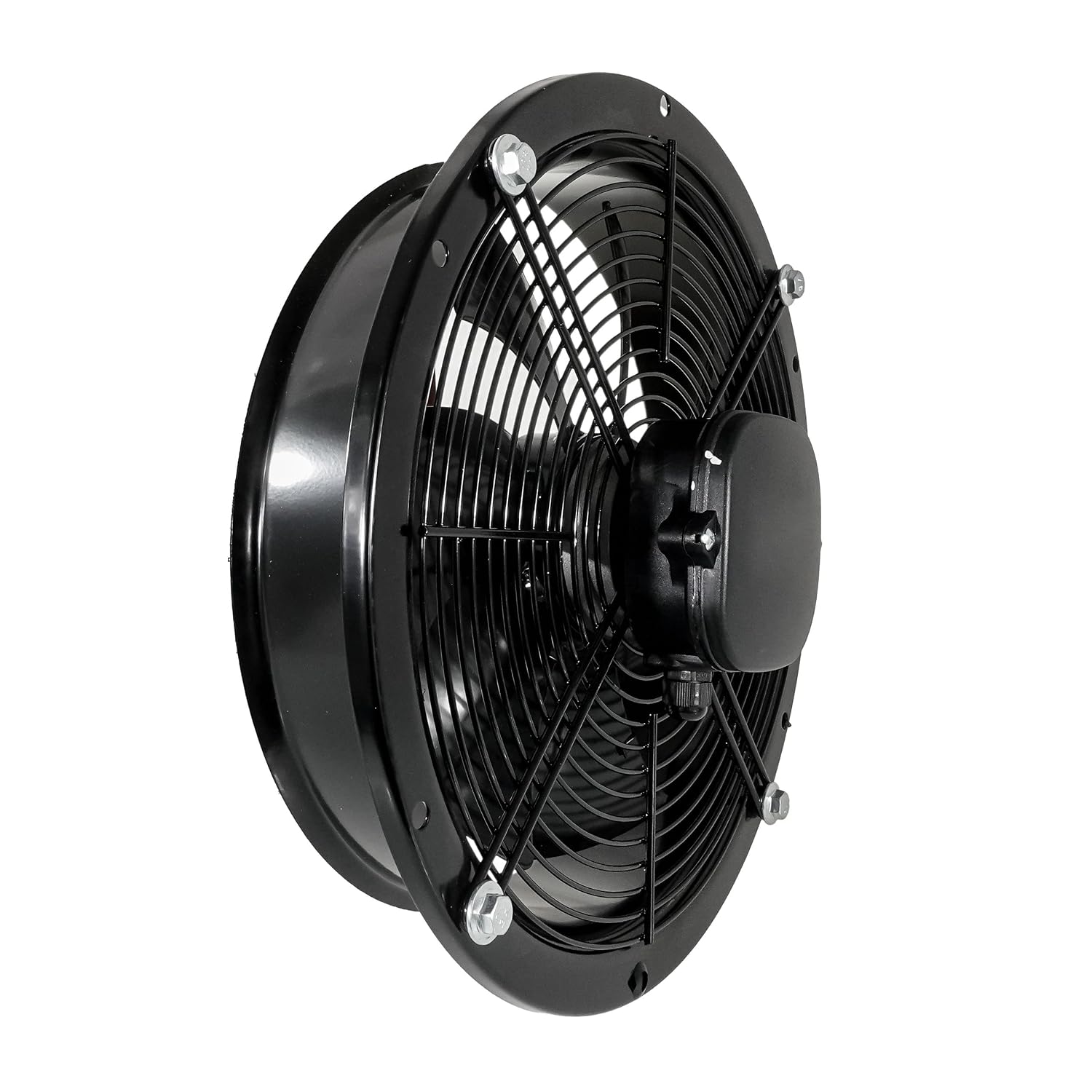 SYSTERM Wandventilator, Stahl Industrieventilator für Dauerbetrieb Größen 200, 250, 300, 350, 400, 1450 m3/h)