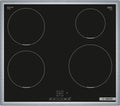 BOSCH PIE645BB5E Induktionskochfeld Serie 4, autarkes Glaskeramik-Kochfeld, autarkes Glaskeramik-Kochfeld 60 cm breit, Timer mit Abschaltfunktion